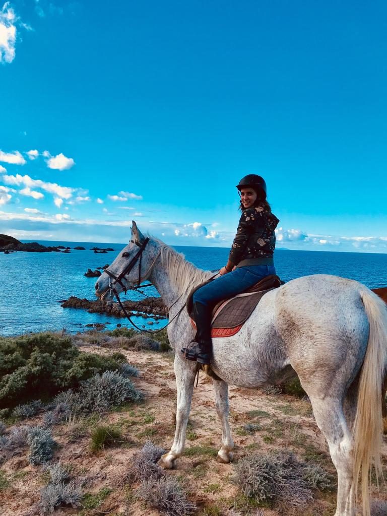 horse riding
